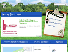 Tablet Screenshot of niagarapioneer.com